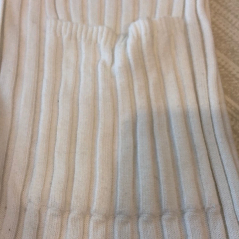 Tory Burch Cream Ribbed Cardigan - Picture 6 of 9